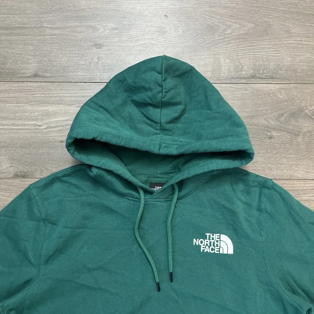 The North Face Mens Sz L Pullover Hoodie Sweatshirt Green